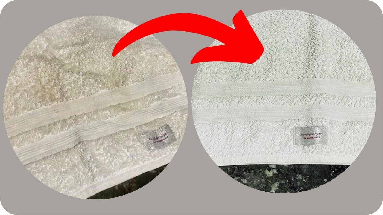 COMO TIRAR ENCARDIDO DE TOALHA BRANCA - DE ROSTO E DE TOALHA BRANCA DE BANHO