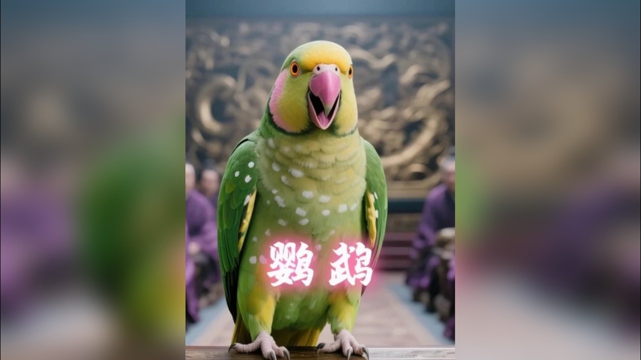 在古代当只鹦鹉有多爽？ 本视频由