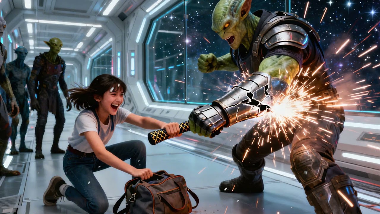 Alien Bully Smashes Human Girl’s Bag, She Shatters His Arm With the Handle   HFY Sci Fi