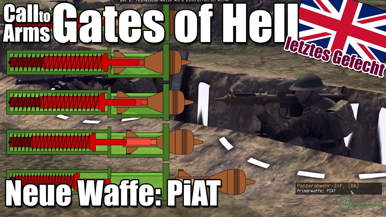 Englische PiAT gegen Wehrmacht Panzer im letzten Gefecht 1944