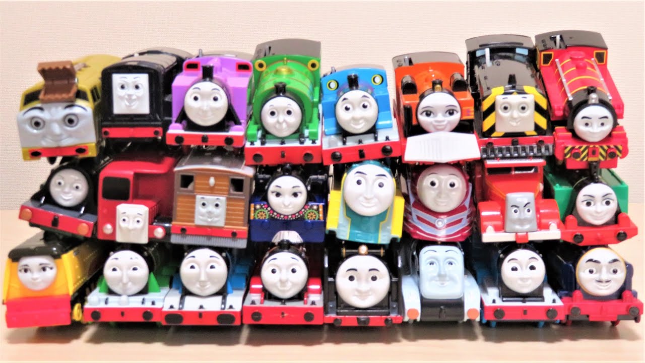 Thomas & Friends Put the batteries into the Plarail toys