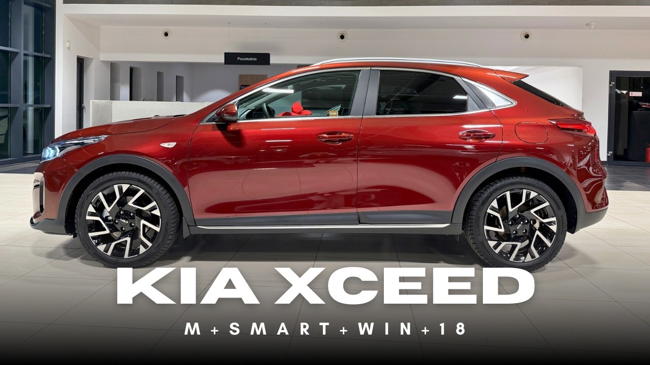Kia XCEED 2026 [1.6 T-GDI 150KM 7DCT] wersja M+SMART+WIN+A18 w kolorze Magma Red | Prezentacja 4K