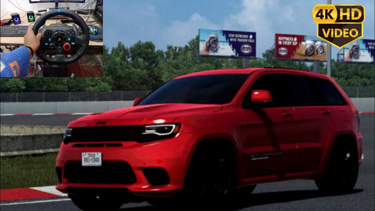 Evining Drive  [ POV ]to My Jeep grand cherokee srt in Euro Truck Simulator 2 Logitech g29 Gameplay 