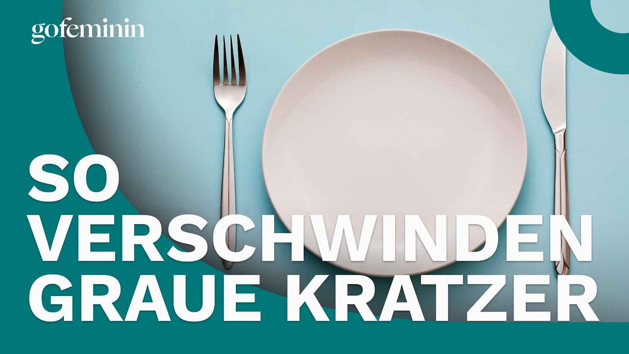 Graue Kratzer auf dem Geschirr? Mit diesem Trick wirst du sie los