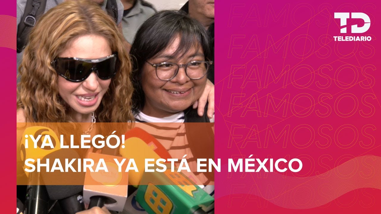 Shakira aterrizó en el AIFA: ¿Qué está haciendo en México? Esto sabemos sobre su visita