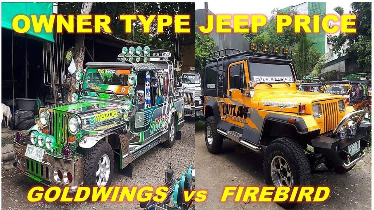 OWNER TYPE JEEP PRICE, GOLDWINGS DISPLAY CENTER vs FIREBIRD DITO SA CAVITE
