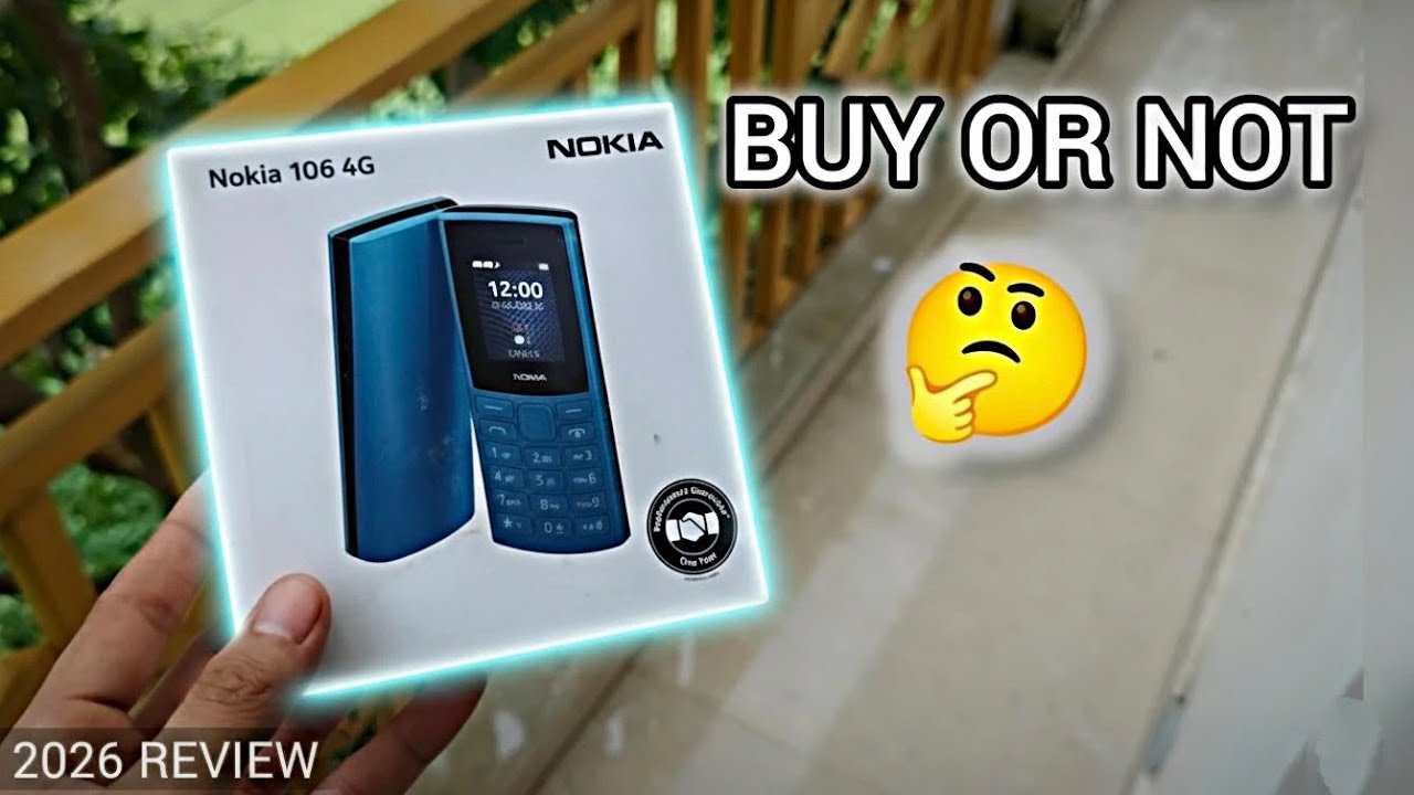 Nokia 106 4G Keypad Phone with 4G full review video 2026