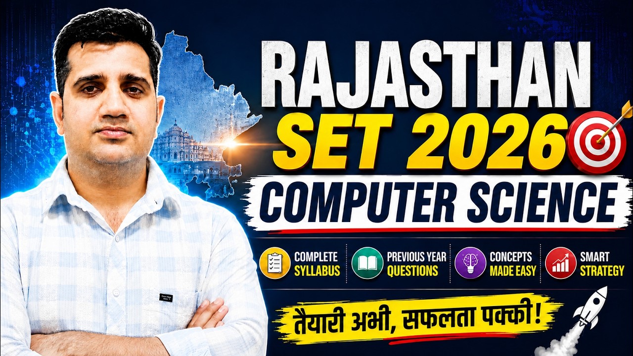 Rajasthan Computer Science SET 2026 🔥| Complete Syllabus, PYQs & Strategy | Rajasthan SET Exam 2026