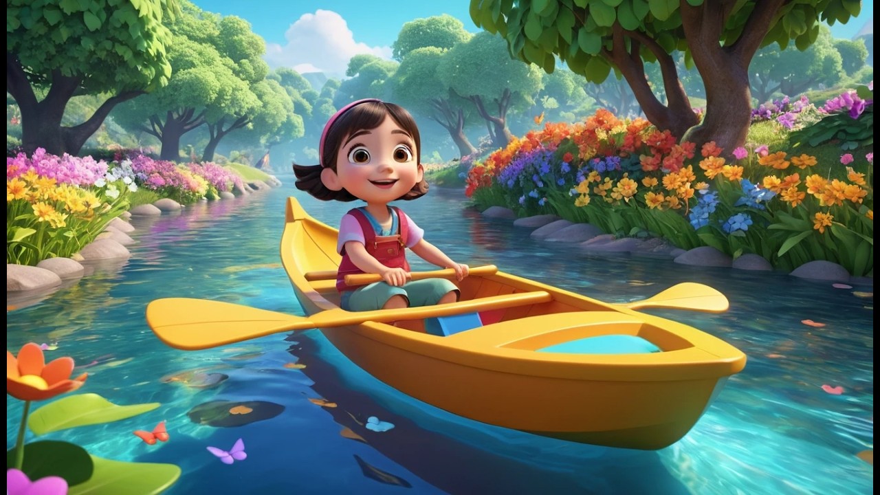 Row Row Row Your Boat | 12 Verses Collection | Nursery Rhymes for Kids