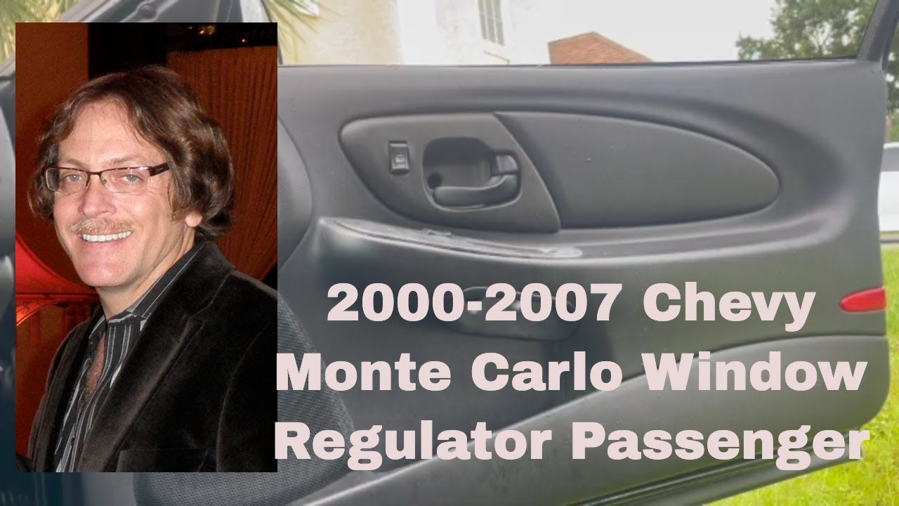 Chevy Monte Carlo Window Regulator Replacement & Repair 2000-2007 Passenger