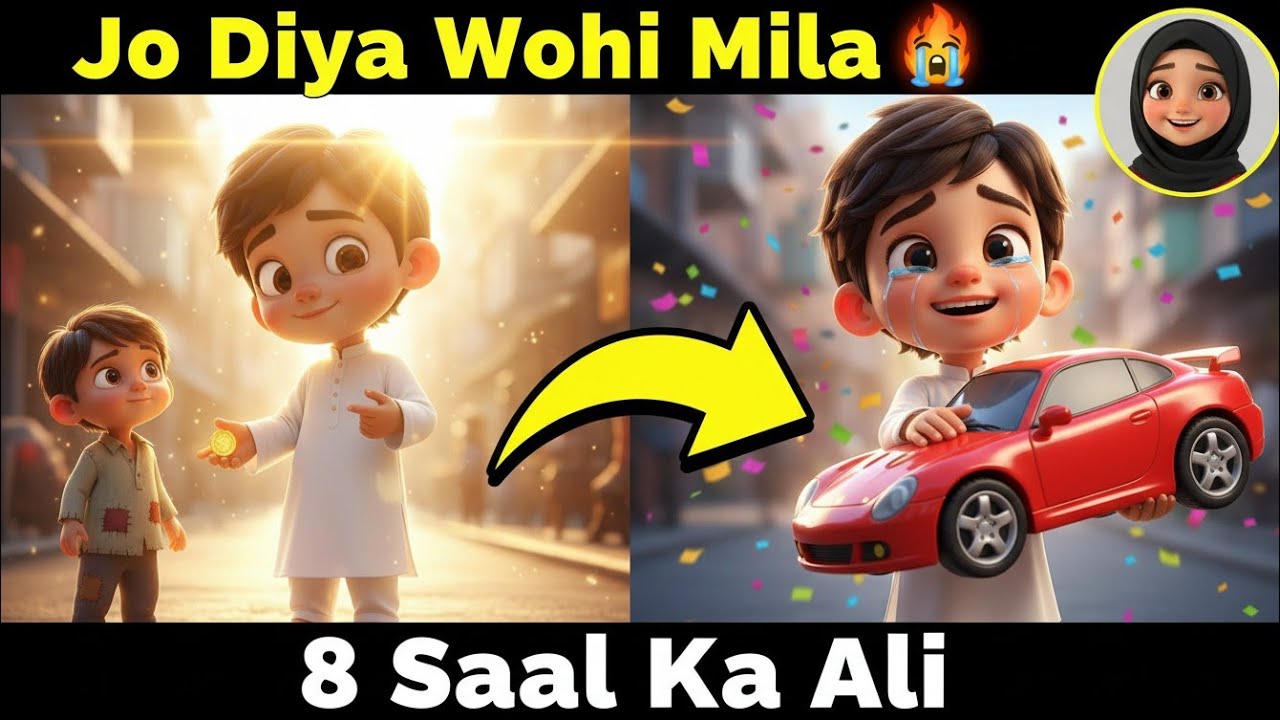 Baap Ki Majboori Aur Bachon Ka Bara Dil | Emotional Eid Short Film 2026 | @Aliyaartoons 