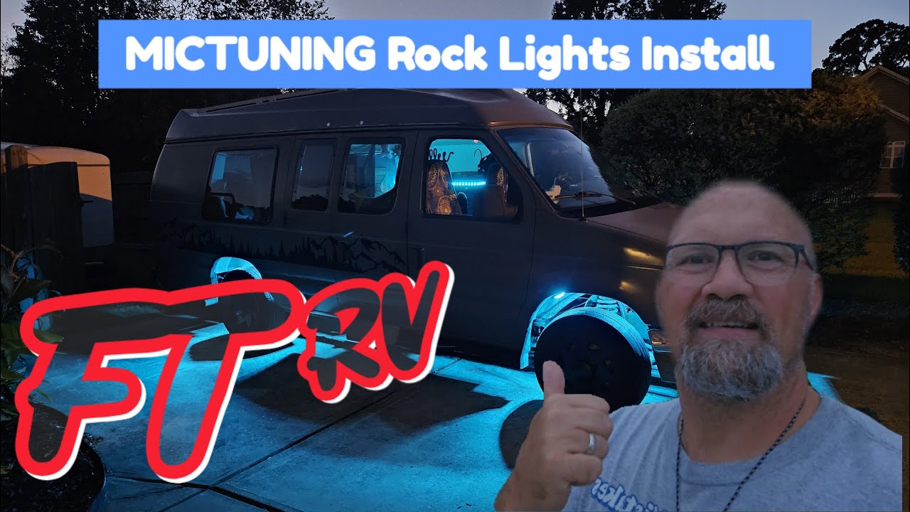 Как установить фары MICTUNING C4 Rock в кемпер-фургон — Vannie VanGo