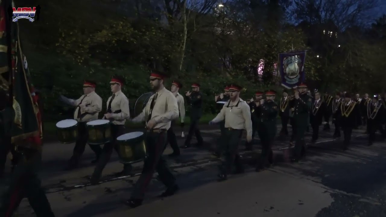 Castlederg Young Loyalist Flute Band Leaving A.B.O.D Shutting of the Gates 2025