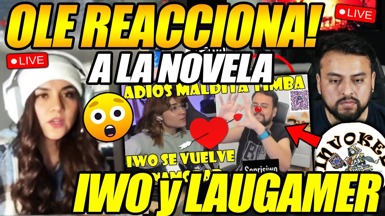 😲OLENKA REACCIONA!😲 A LA NOVELA DE IWO Y LAUGAMER VIDEO INVOKEDDOTA, REACCION SANDRASKINS