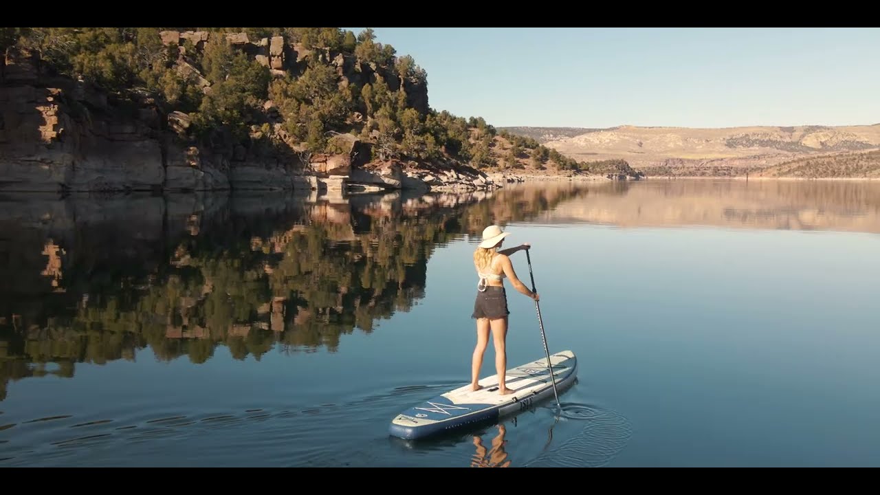 Incredible Paddle Boarding Location! Flaming Gorge