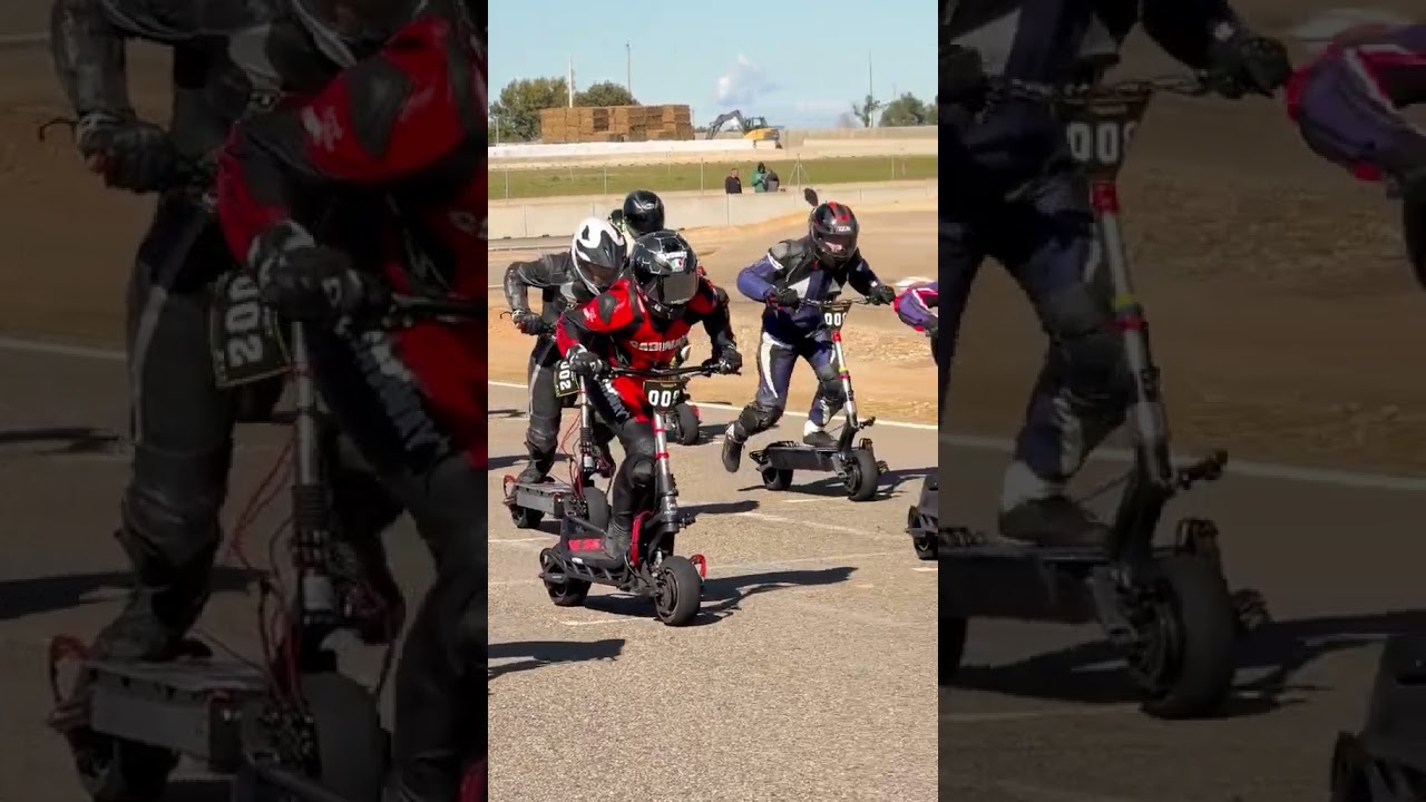 E SCOOTER RACE 👀