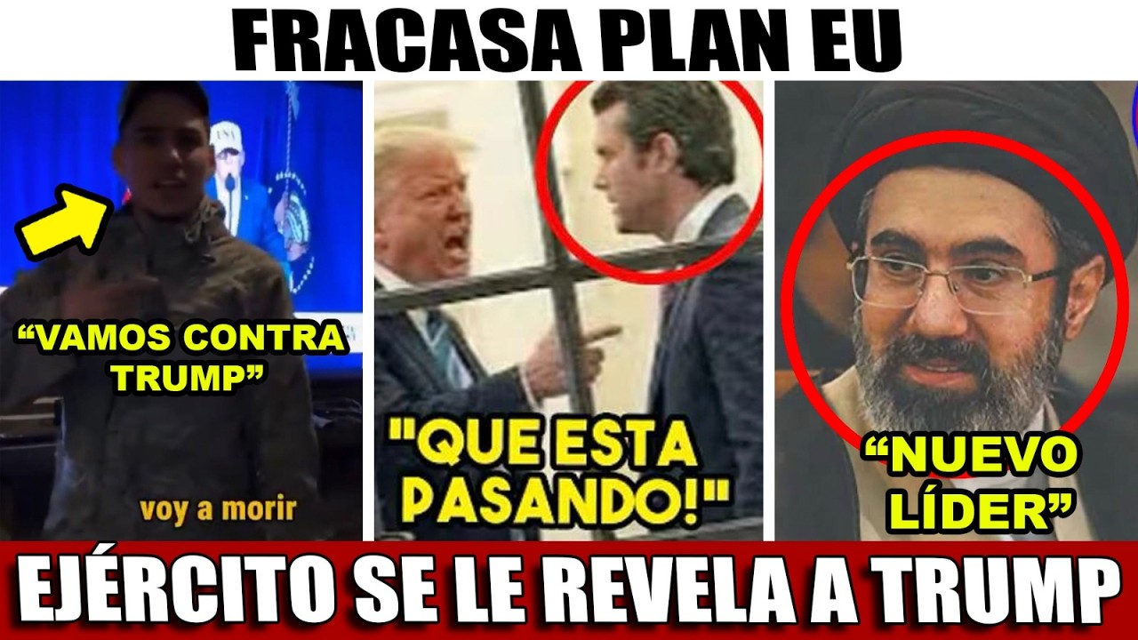 NUEVO LIDER DA GOLPE DEMOLEDOR! SOLDADOS EU SE LE VOLTEAN A TRUMP ¡PIDEN RETIRADA!