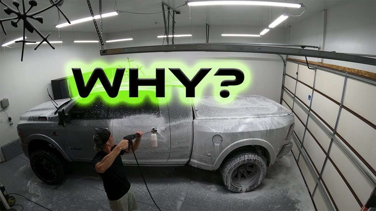 '21 Ram 3500 Ceramic Coating | Deep Cleaning & Paint Correction Neat Transformation of a $100K Truck
