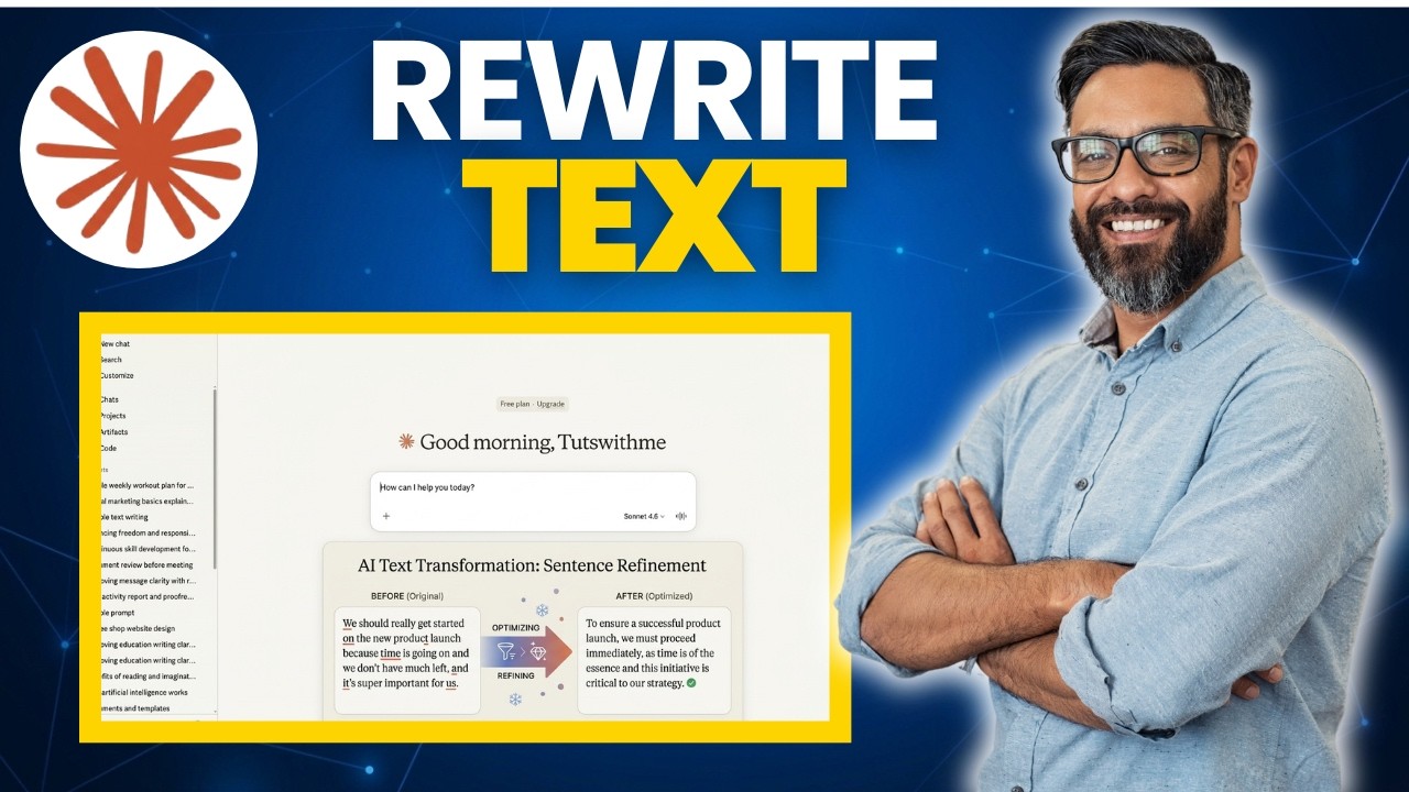 How to Rewrite Text With Claude AI - Quick Tutorial