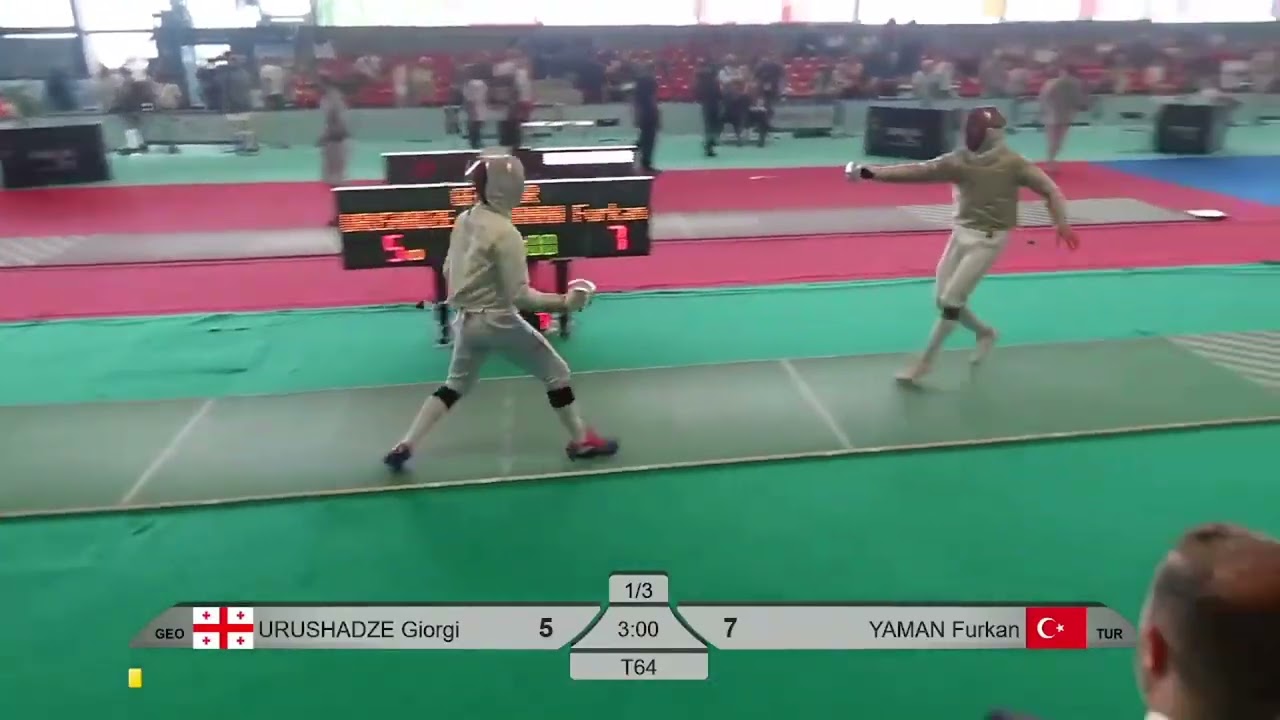 Euro Champs 2025 SMS - L64 - Giorgi Urushadze GEO v Furkan Yaman TUR