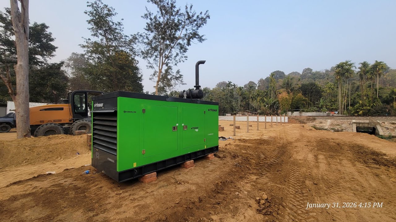 Kirloskar dg or earthing  installation 