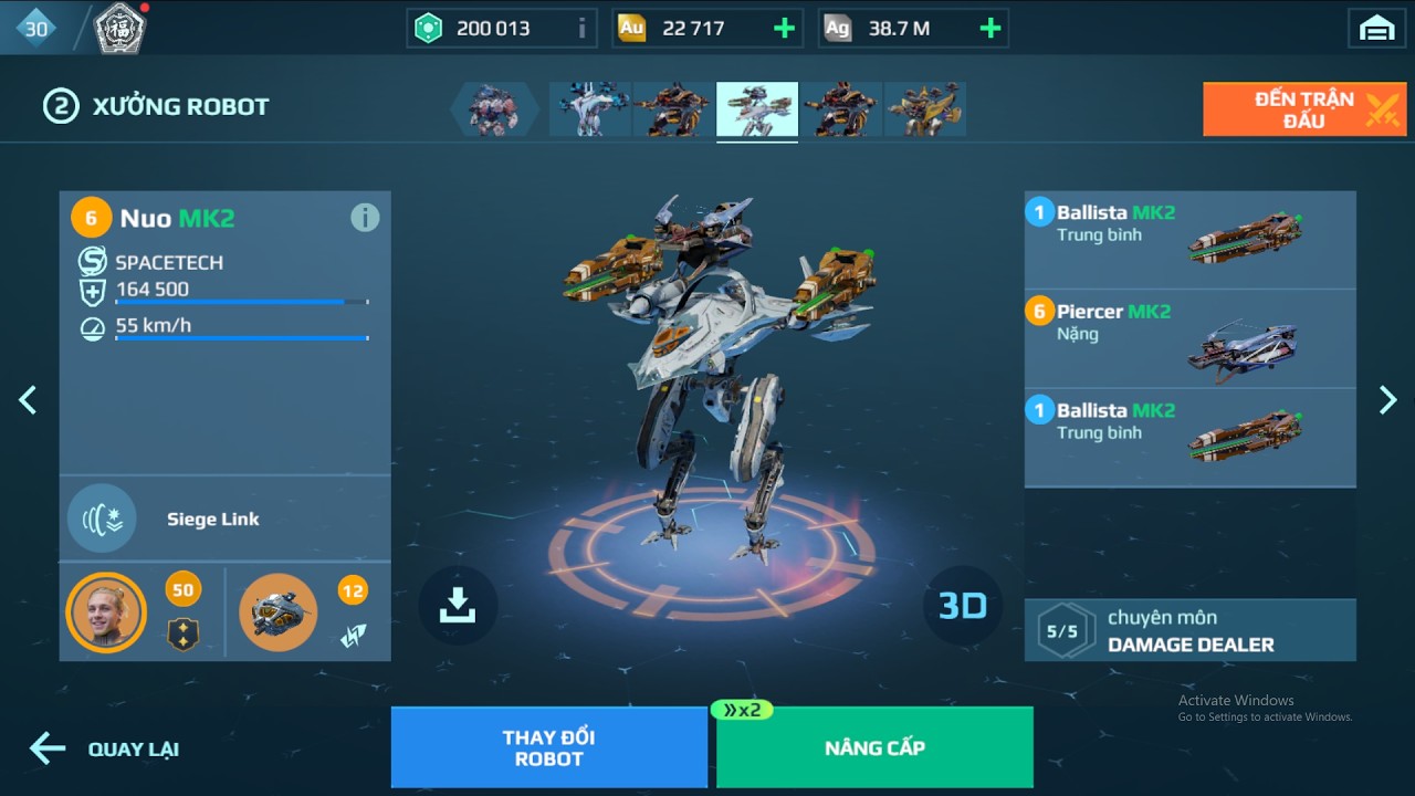 [War Robots] nhìn vậy chứ không yếu nha, Nuo Piercer Ballistar