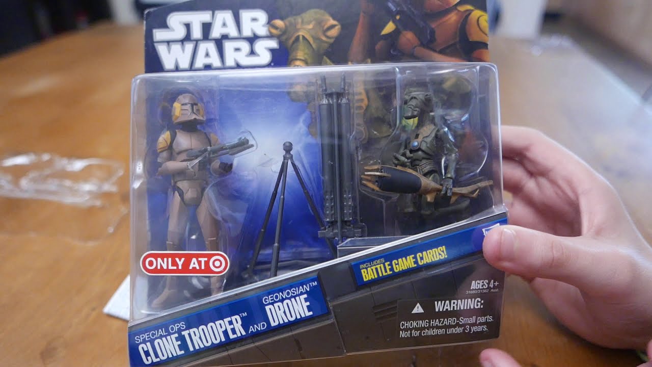 Vintage and Clone Wars 3.75 Figures Unboxing