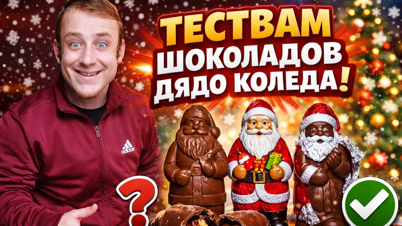 ТЕСТВАХ ШОКОЛАДОВ ДЯДО КОЛЕДА – КОЙ СИ ЗАСЛУЖАВА?