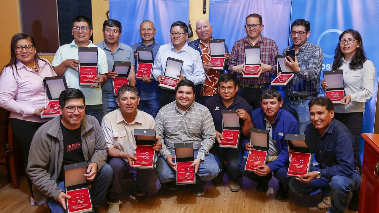 Reconocimiento por años de servicio en Quellaveco