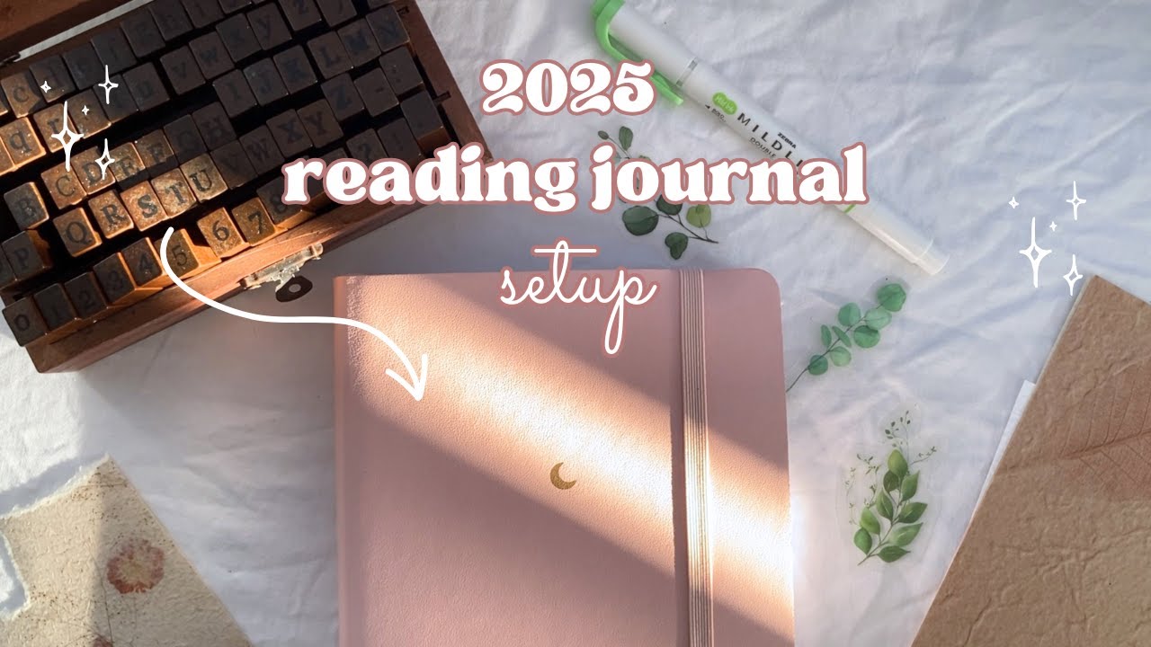 2025 reading journal setup 🌱🌸