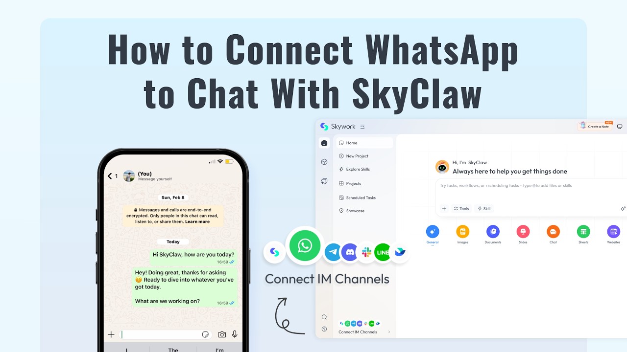 How to connect WhatsApp to SkyClaw
