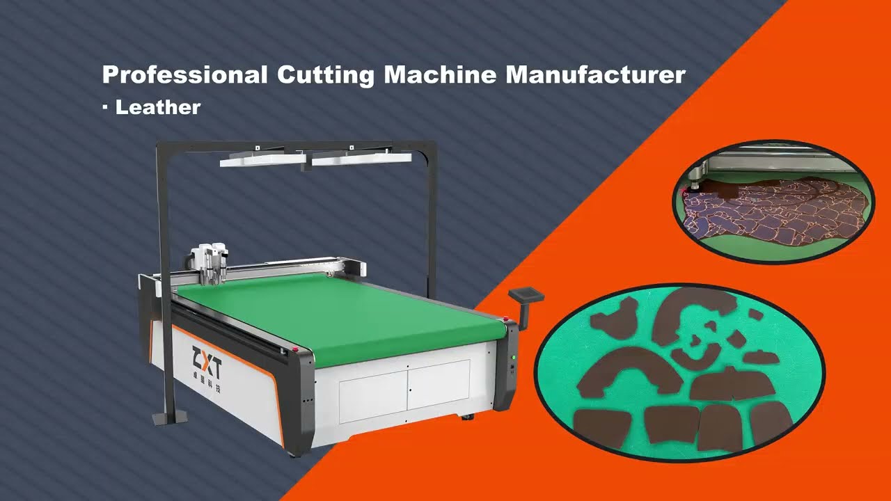 Leather cutting machine