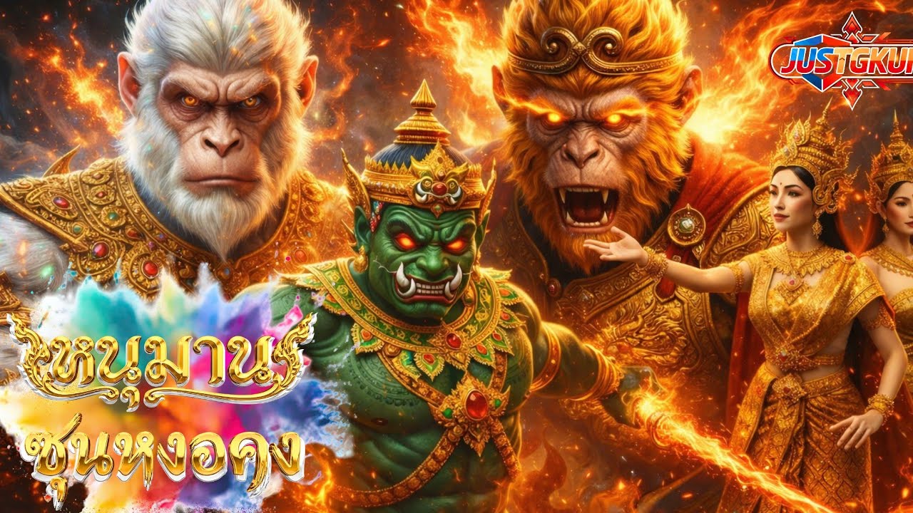 หนุมานรวมหงอคง ปราบ กุมภกรรณ #anime #cartoon #movie #หนุมาน 