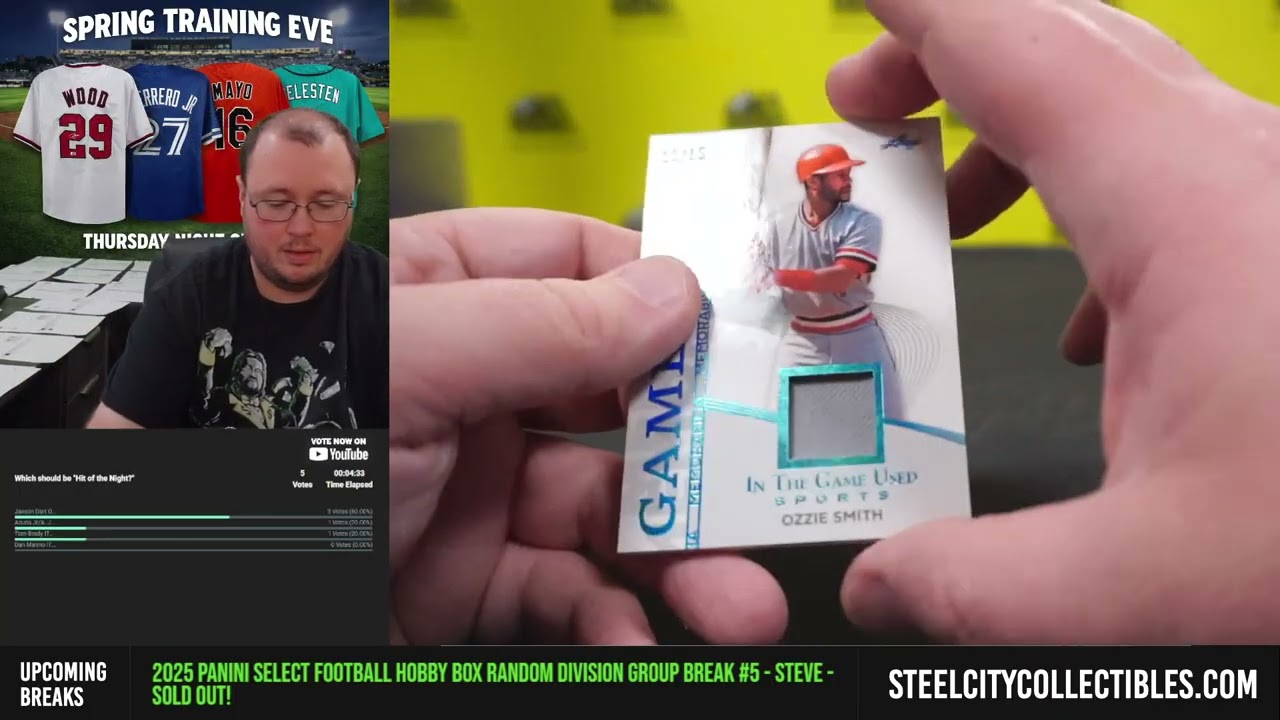 2025 Leaf In The Game Used Sports Hobby Box Random Hit Group Break #22 - Steve