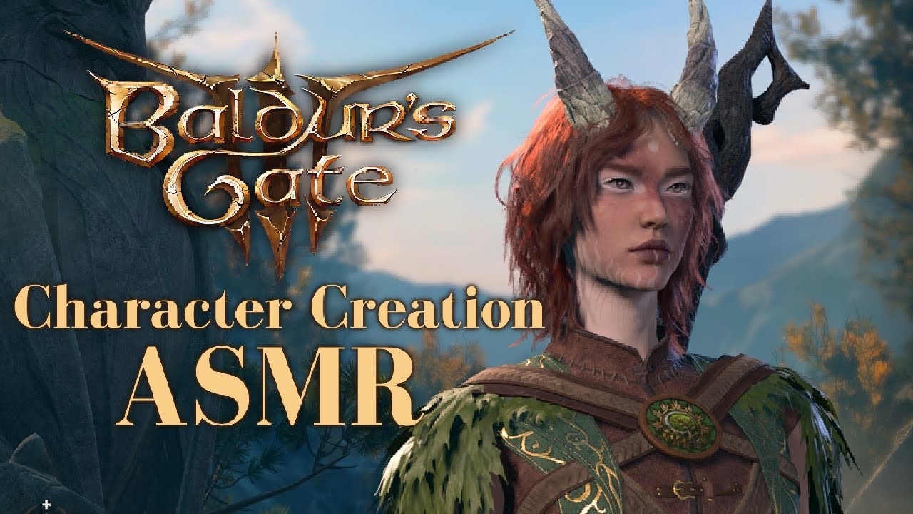 Baldur’s Gate 3 ASMR 💫 Whispered Character Creation for Sleep & Relaxation