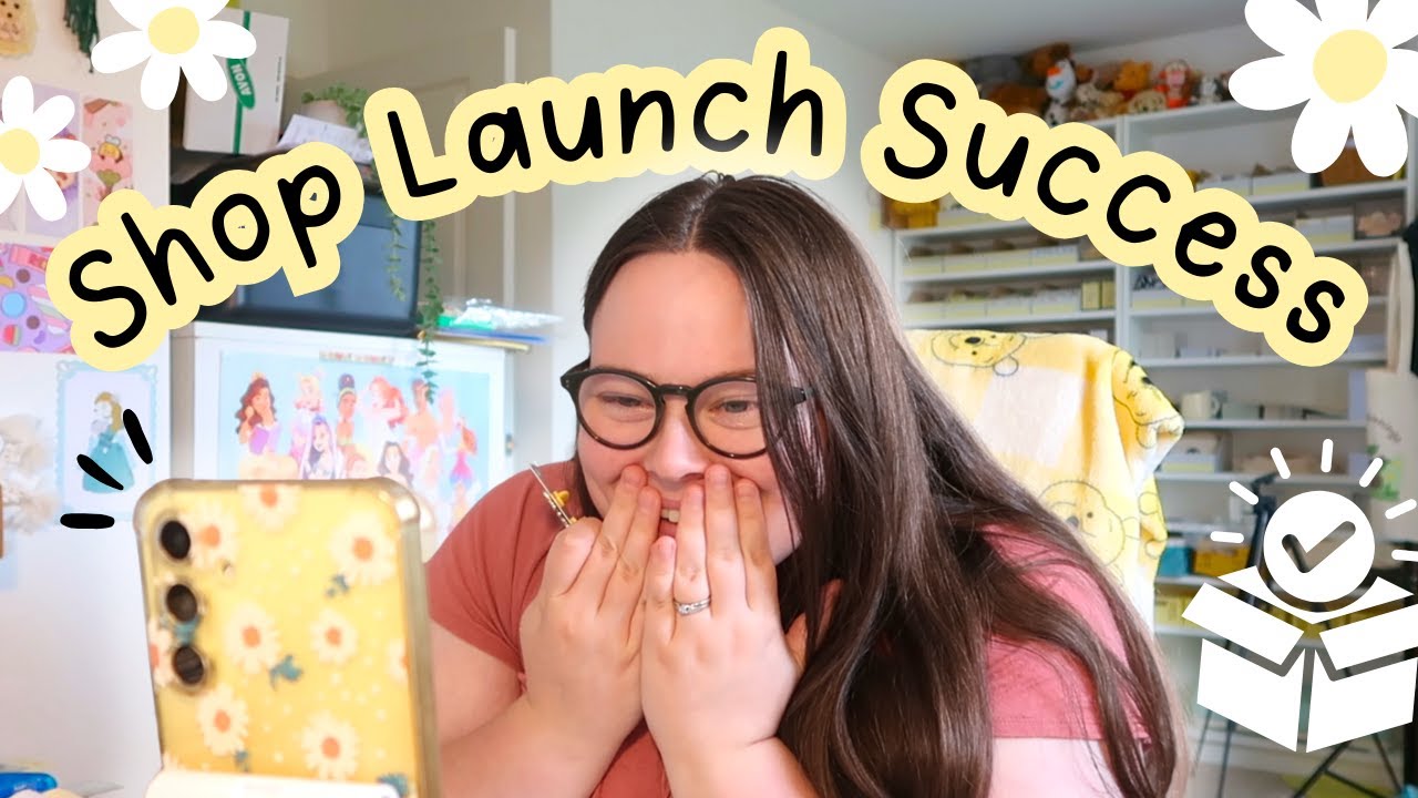 THE DAY IS FINALLY HERE | Launching a NEW COLLECTION - Small Business STUDIO VLOG