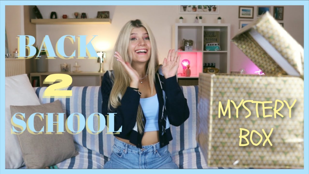 Η αδερφή μου έφτιαξε Back 2 School MYSTERY BOX | katerinaop22