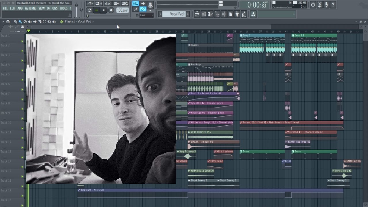 Hardwell & Kill The Buzz- ID (Break The House Down) FL Studio Remake + FLP