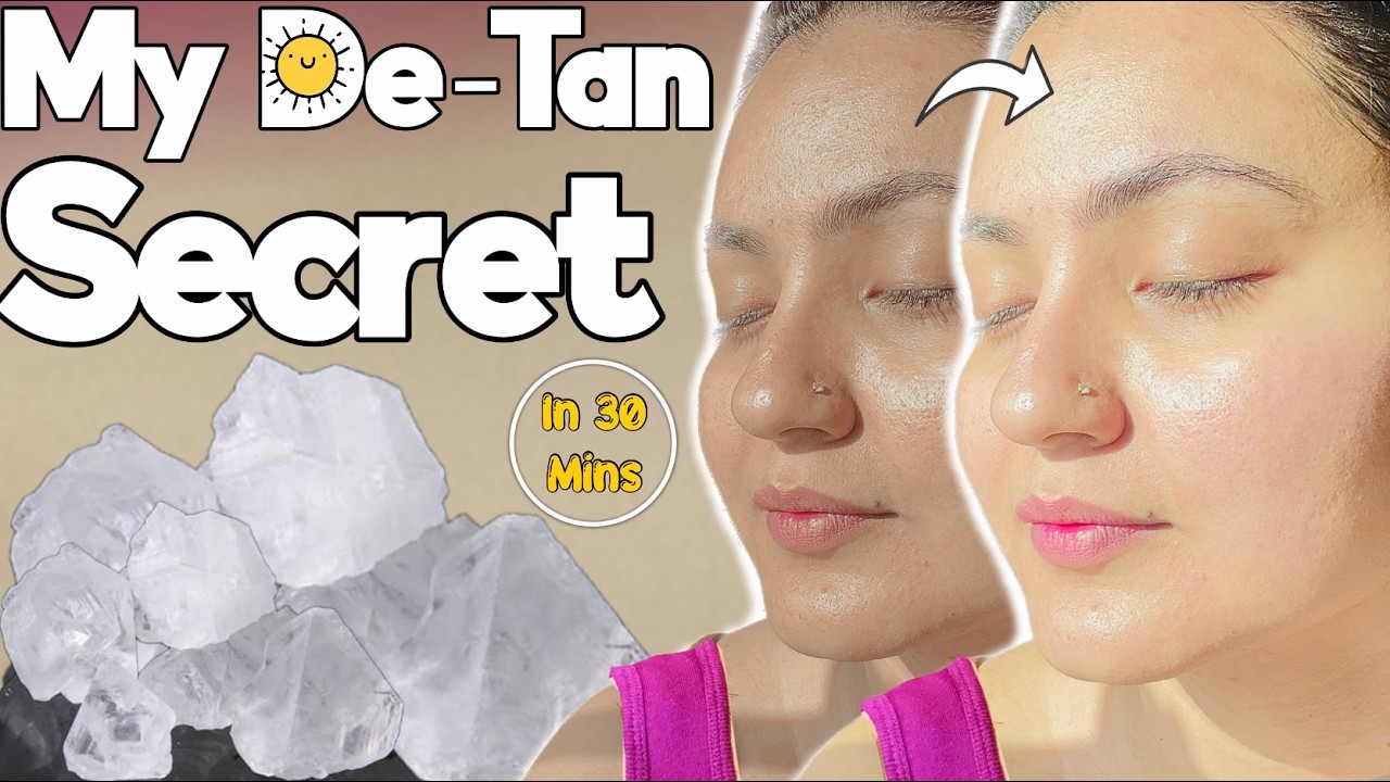15 Min *TAN REMOVAL* CHALLENGE : सबसे Effective Sun Tan Removal Remedies at Home | Dark Skin Gone💕