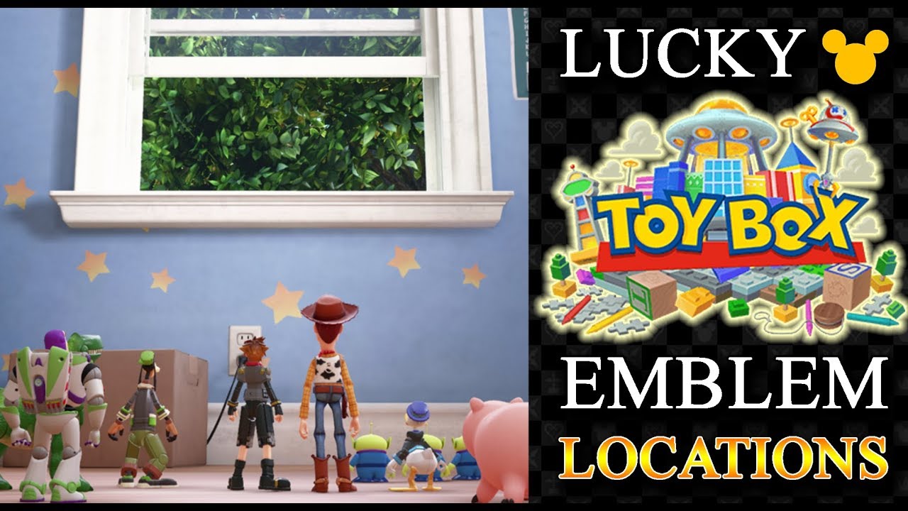 KH3 Lucky Emblem Guide - Toy Box
