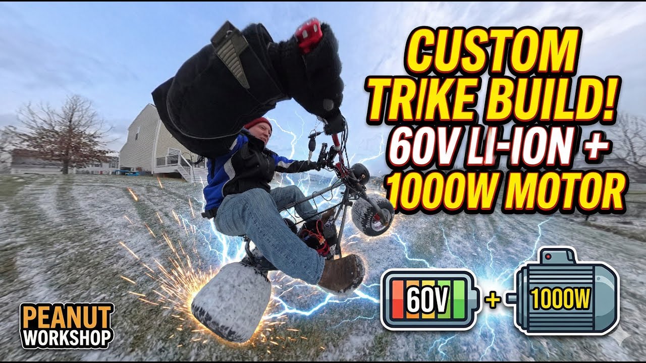 My WILDEST DIY Project Yet: 60V Electric Trike Build