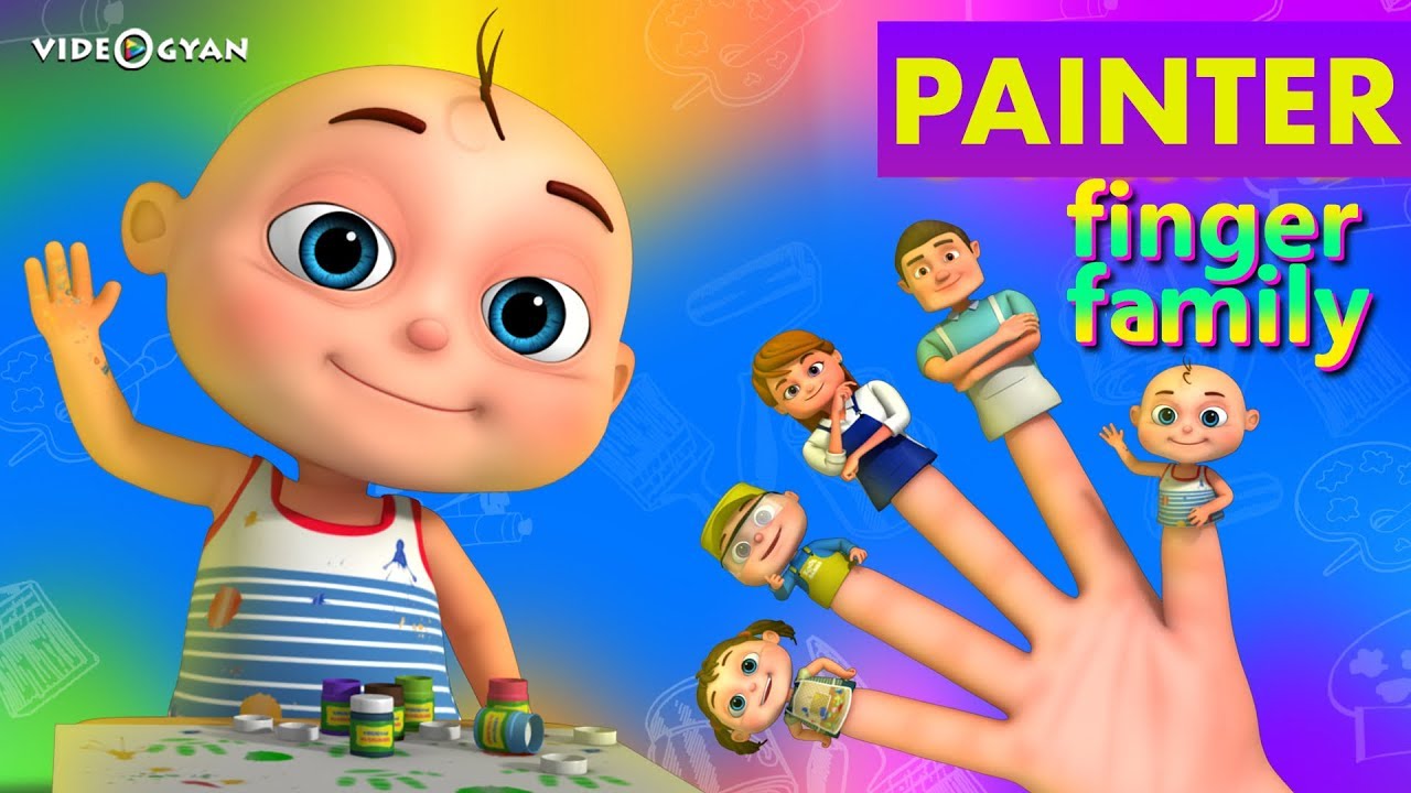 Painter Finger Family And Many More | Finger Family Collection | Nursery Rhymes Kids Songs