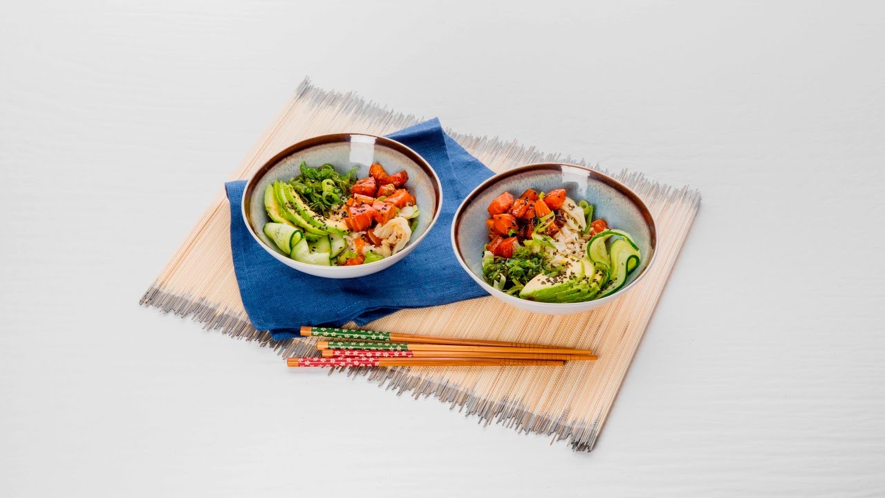 Zalmpoke bowl - Allerhande