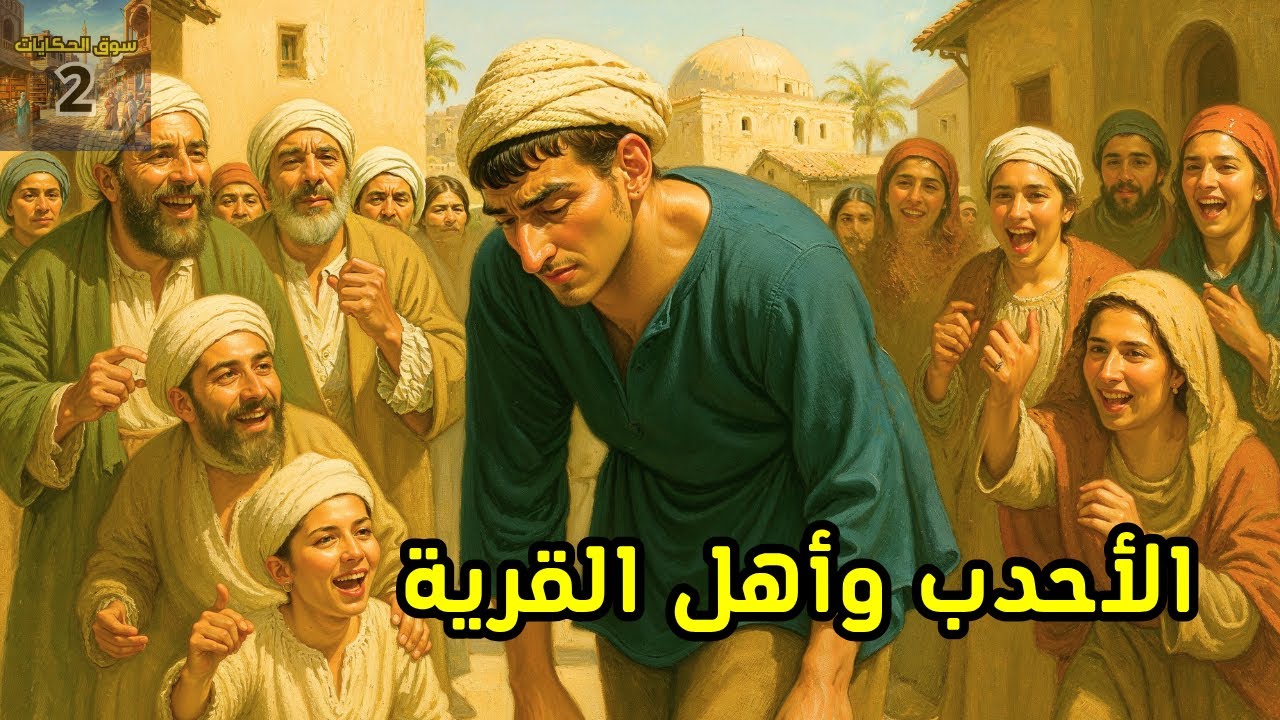 قصة الأحدب وأهل القرية، شاب ولد مع حدبة على ظهره فسخر منه الناس، ولكن ما حصل بعد ذلك لم يتوقعه أحد
