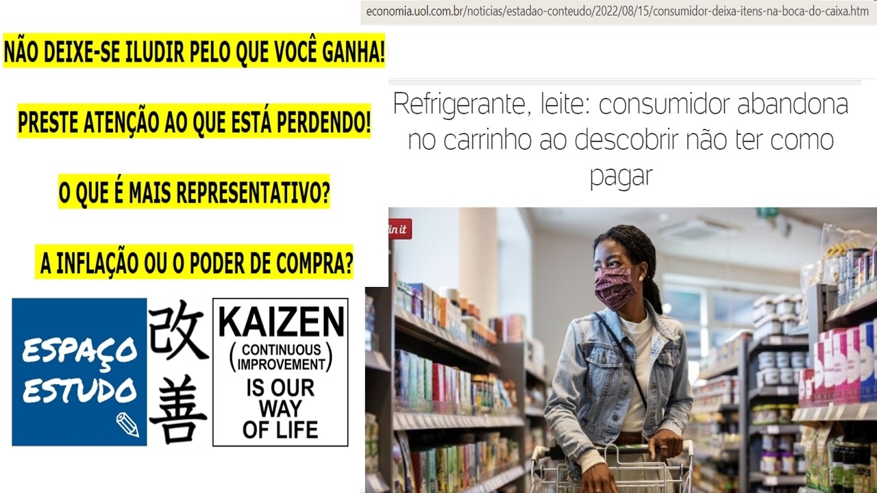 009 - PARE DE PENSAR NO QUE GANHA E PENSE NO QUE ESTÁ PERDENDO