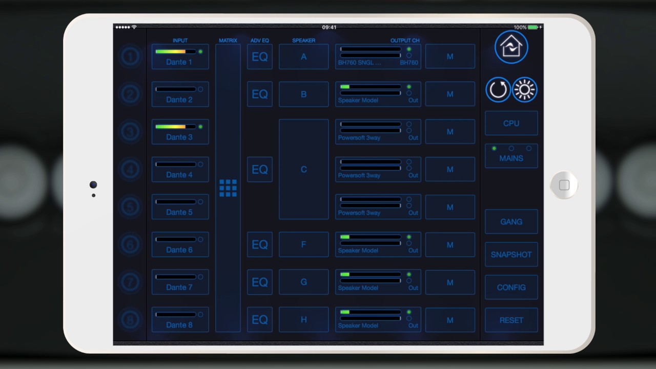 X Series FrontPanel Loading Preset