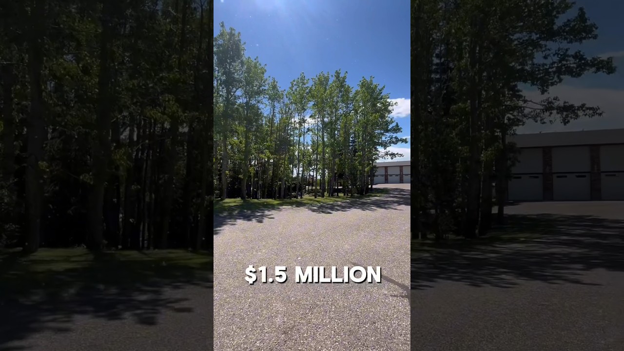 Part 1 - Huge acreage 2.3 acres for 1.5 mil the long form video is coming soon! #calgary #acreage