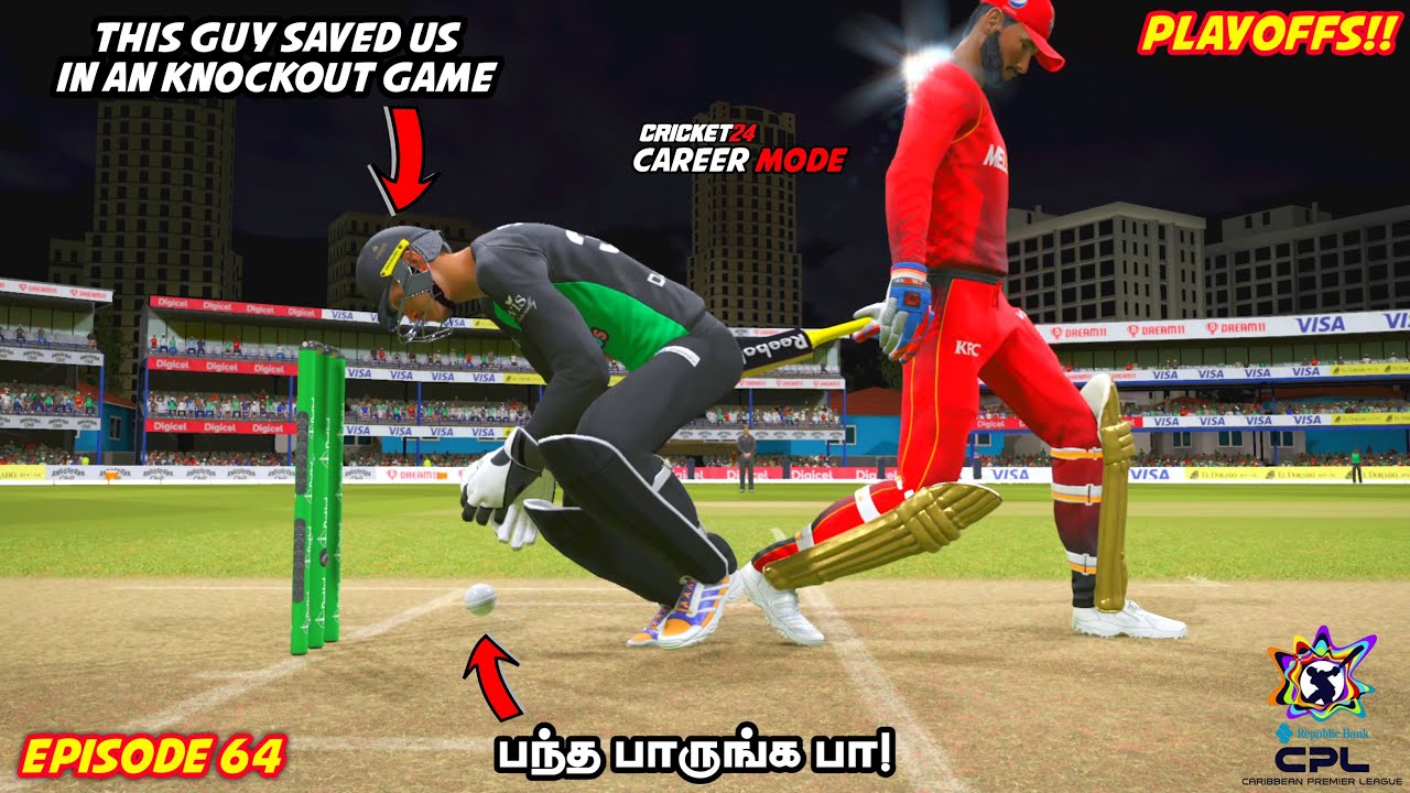 🙌 HE SAVED US IN AN KNOCKOUT GAME🤝🔥 CRICKET 24 CAREER MODE EP 64