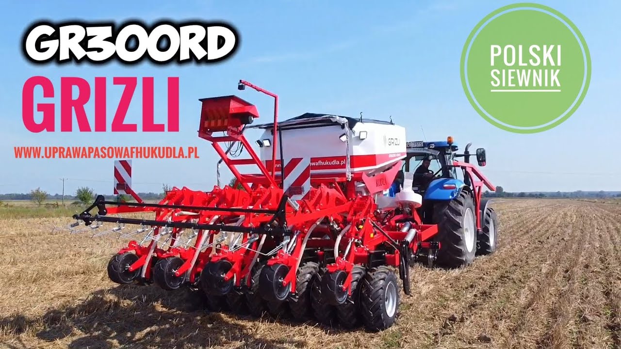 GRIZLI Gr300RD Drive 🇵🇱  Polski Agregat do uprawy pasowej produkowany na Podkarpaciu