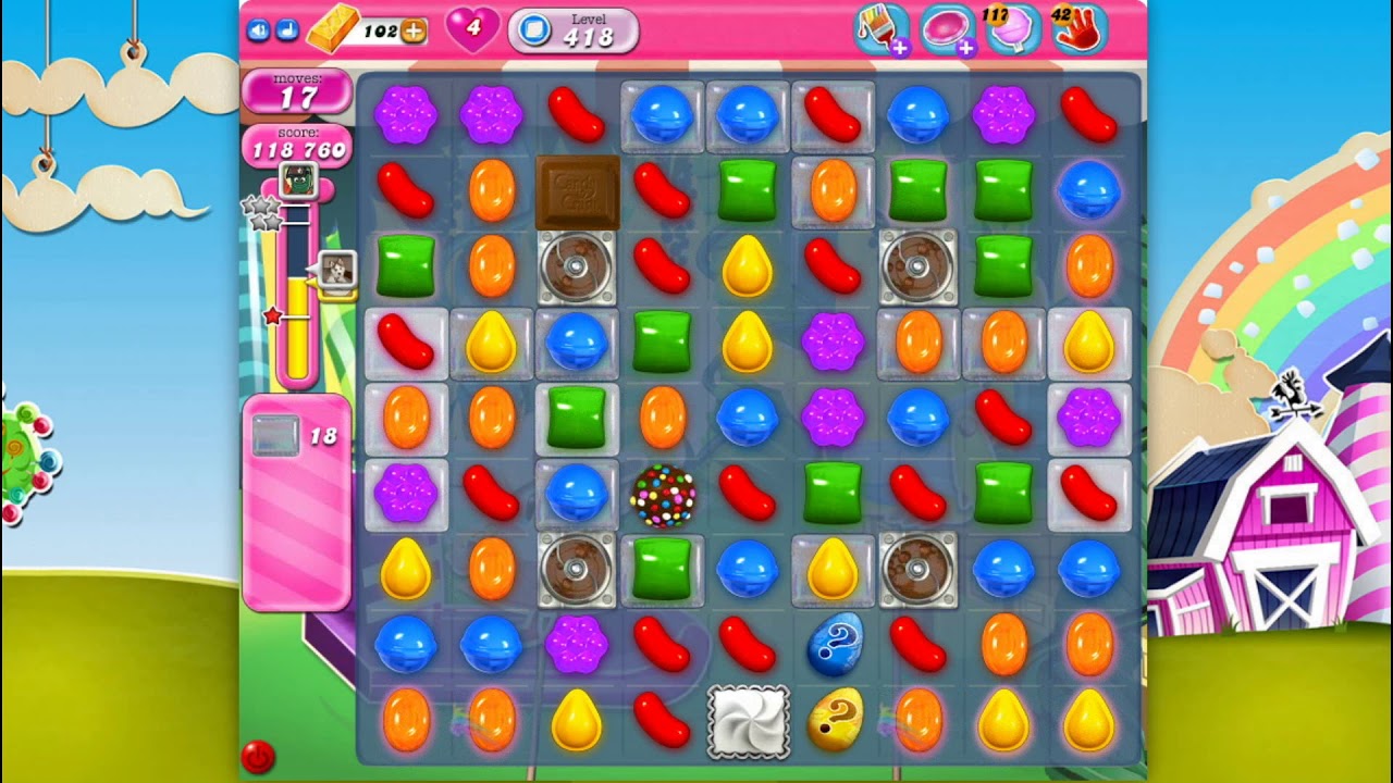 Candy Crush Saga - Level 418 - No boosters